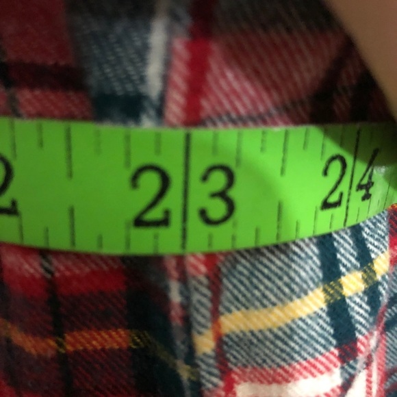 - Womens Red,Green,White,Flannel Plaid Sleepwear Size Medium. - Picture 2 of 5